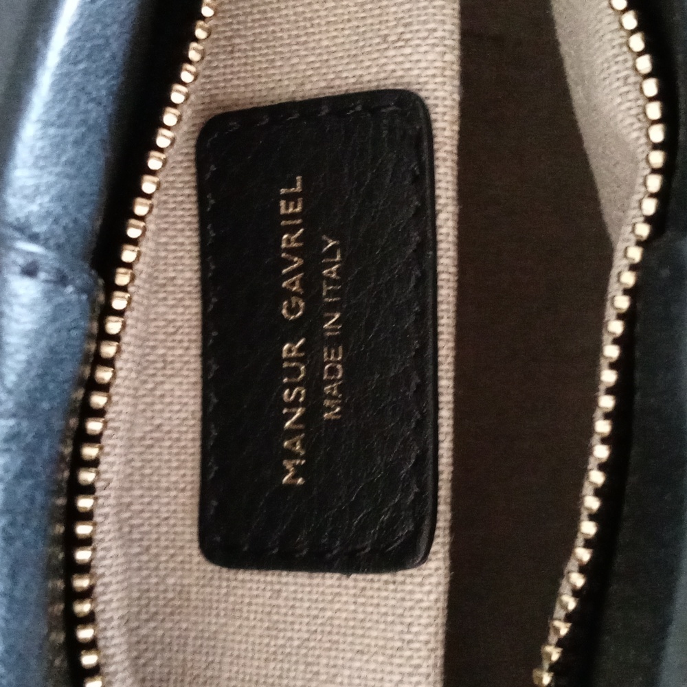 🆕️ 🖤Mansur Gavriel🖤 - Black Tulipano Compact Crossbody Bag - Picture 10 of 11